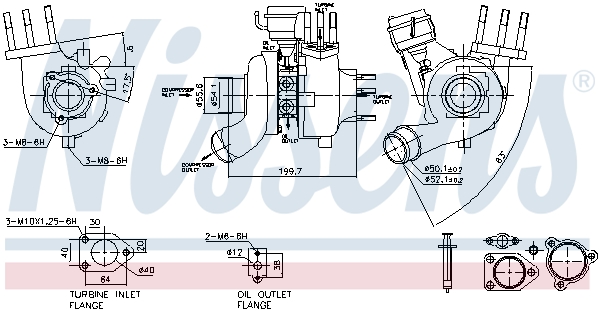NISSENS Lader, ladesystem 93228 for KIA