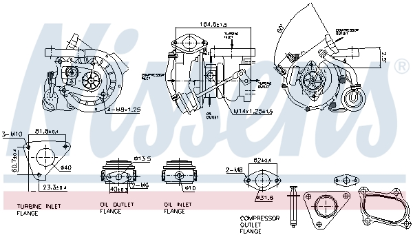 NISSENS Lader, ladesystem 93477 for NISSAN