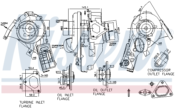 NISSENS Lader, ladesystem 93343 for MERCEDES-BENZ