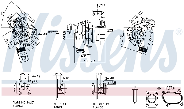 NISSENS Lader, ladesystem 93475 for FIAT PEUGEOT