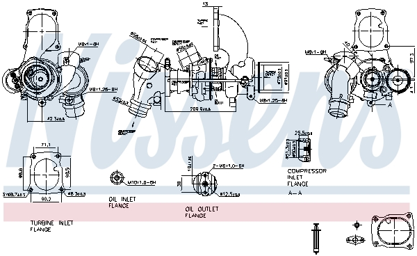 NISSENS Lader, ladesystem 93205 for MERCEDES-BENZ