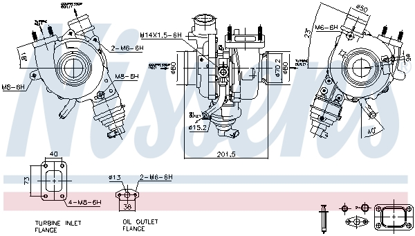 NISSENS Lader, ladesystem 93476 for IVECO