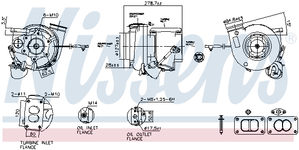 NISSENS 93721 for MERCEDES-BENZ
