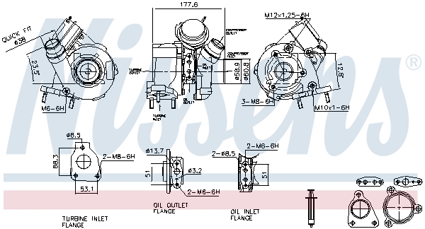 NISSENS Lader, ladesystem 93627 for RENAULT