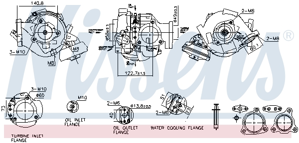NISSENS Lader, ladesystem 93680 for TOYOTA