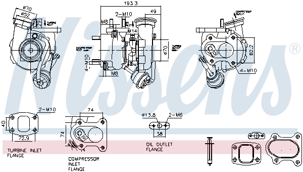 NISSENS 93829 for MERCEDES-BENZ