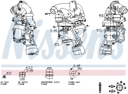 NISSENS Lader, ladesystem 93628 for MERCEDES-BENZ