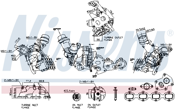 NISSENS Lader, ladesystem 93513 for OPEL FIAT VAUXHALL NISSAN RENAULT