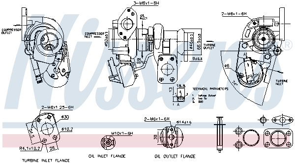 NISSENS Lader, ladesystem 93559 for VAUXHALL DS MITSUBISHI