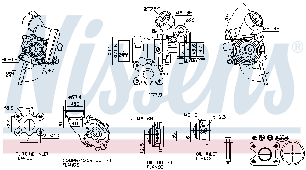 NISSENS Lader, ladesystem 93315 for VW AUDI SKODA