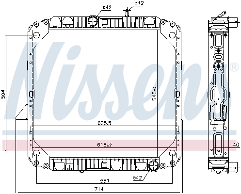 NISSENS 62563 for MERCEDES-BENZ