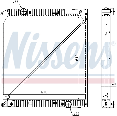 NISSENS 62652a for MERCEDES-BENZ