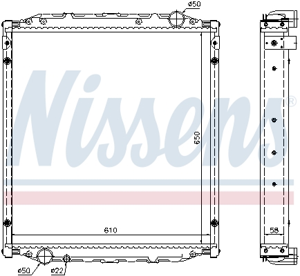 NISSENS 62876a for MAN