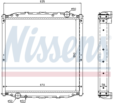 NISSENS 62877a for MAN