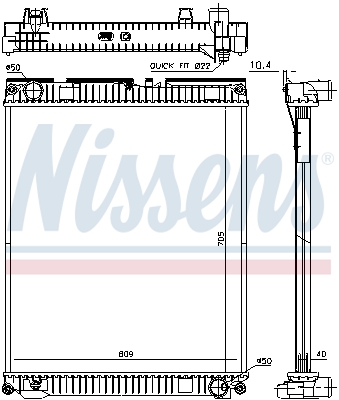 NISSENS 67227 for MAN