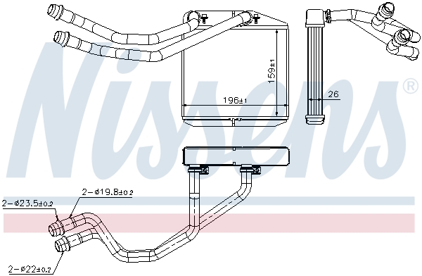 NISSENS Varmeelement, kabinevarme 71163 for VAUXHALL