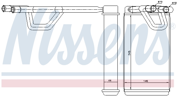NISSENS Varmeelement, kabinevarme 72209 for INFINITI