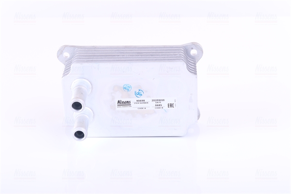 NISSENS Oliekøler, motorolie 90698 for LAND ROVER