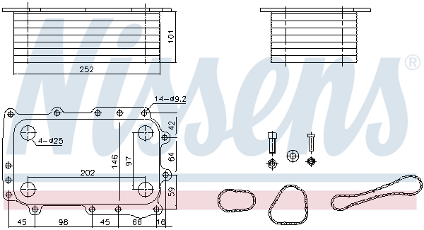 NISSENS 91431 for DAF