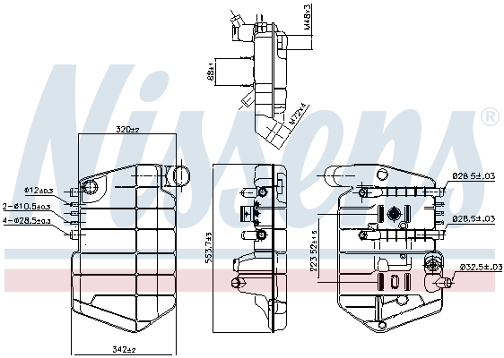 NISSENS 996032 for DAF