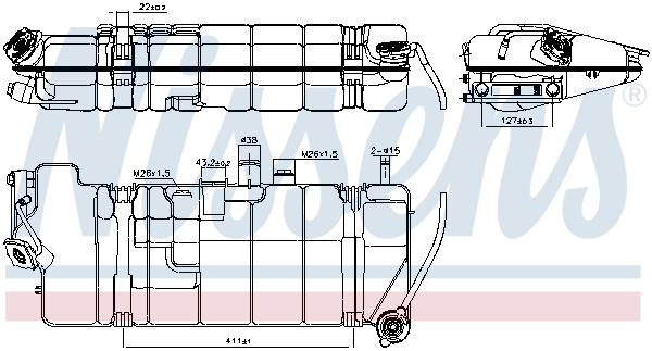 NISSENS 996029 for DAF MERCEDES-BENZ