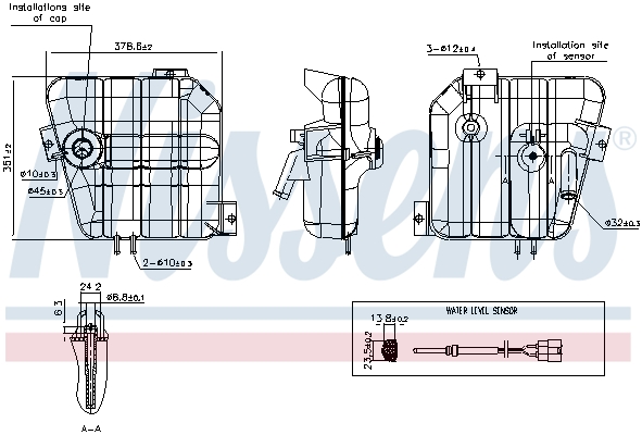 NISSENS 996084 for VOLVO