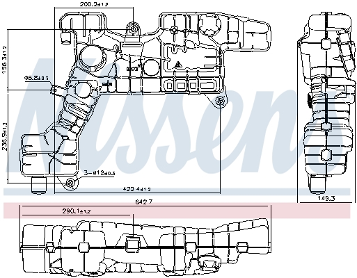 NISSENS 996071 for DAF VOLVO RENAULT RENAULT TRUCKS