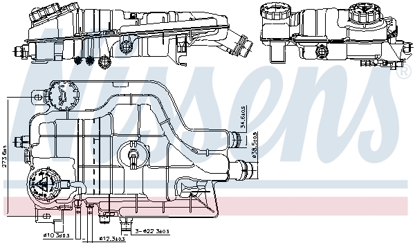 NISSENS 996205 for MERCEDES-BENZ