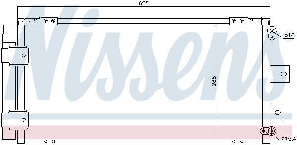 NISSENS Kondensor, klimaanlæg 940421 for TOYOTA
