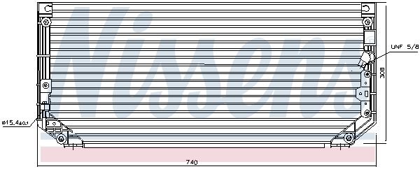 NISSENS Kondensor, klimaanlæg 94515 for TOYOTA
