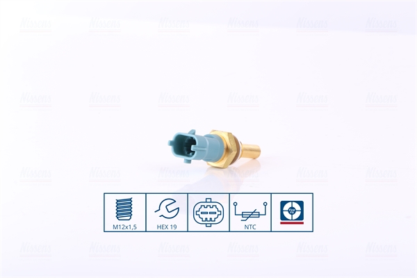 NISSENS Sensor, kølevæsketemp. 207019 for OPEL SAAB VAUXHALL CADILLAC CHEVROLET FIAT FERRARI ALFA ROMEO VW JEEP CHRYSLER LANCIA HONDA RENAULT TRUCKS