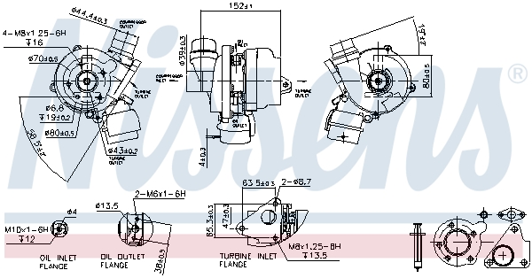 NISSENS Lader, ladesystem 93089 for RENAULT NISSAN