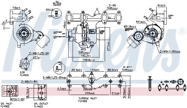 NISSENS Lader, ladesystem 93172 for VW