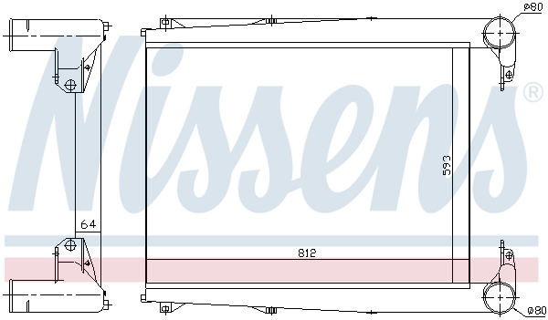 NISSENS 97074 for RENAULT IRISBUS IVECO RENAULT TRUCKS