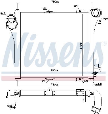 NISSENS 97075 for RENAULT TRUCKS VOLVO