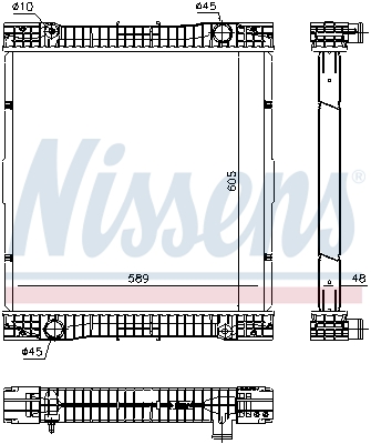 NISSENS 67184 for MERCEDES-BENZ
