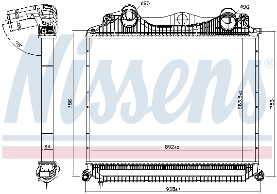 NISSENS 97015 for MAN