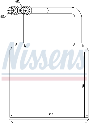 NISSENS Varmeelement, kabinevarme 72029 for MERCEDES-BENZ
