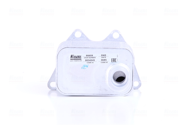 NISSENS Oliekøler, motorolie 90659 for VW AUDI