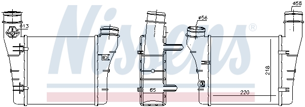 NISSENS Ladeluftkøler 96549 for SEAT