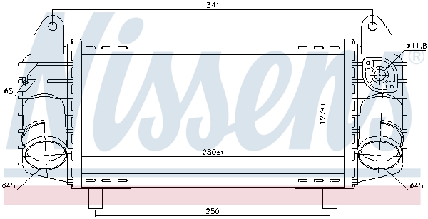 NISSENS Ladeluftkøler 96793 for AUDI