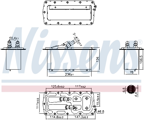 NISSENS Ladeluftkøler 96158 for FORD