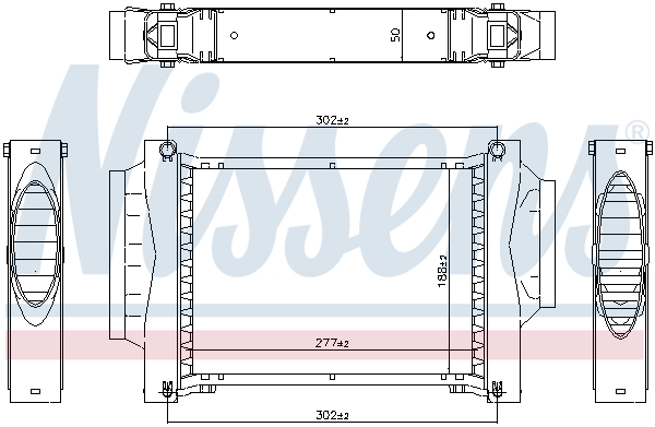 NISSENS Ladeluftkøler 961604 for MINI