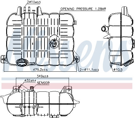 NISSENS 996069 for VOLVO RENAULT TRUCKS