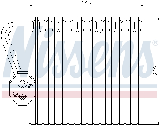 NISSENS Fordamper, klimaanlæg 92167 for RENAULT