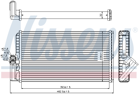 NISSENS 72034 for MERCEDES-BENZ