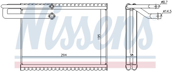 NISSENS 92323 for VOLVO