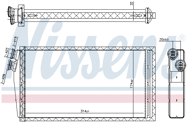 NISSENS 707206 for VOLVO RENAULT TRUCKS