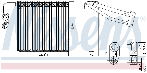 NISSENS Fordamper, klimaanlæg 92297 for FORD VOLVO