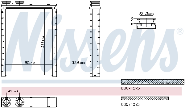 NISSENS Varmeelement, kabinevarme 707286 for VAUXHALL